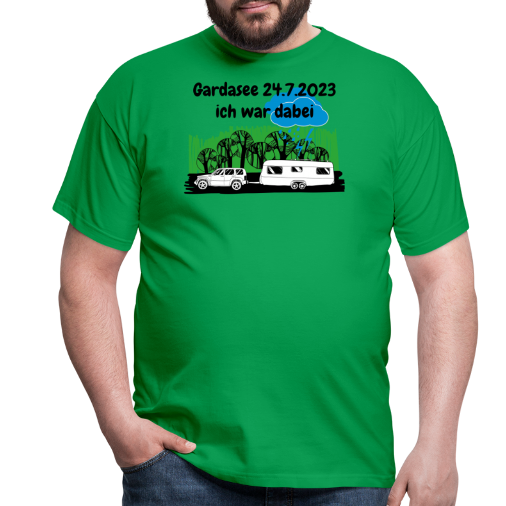 Gardasee 24.7.2023 ich war dabei Wohnwagen mit Auto - Kelly Green