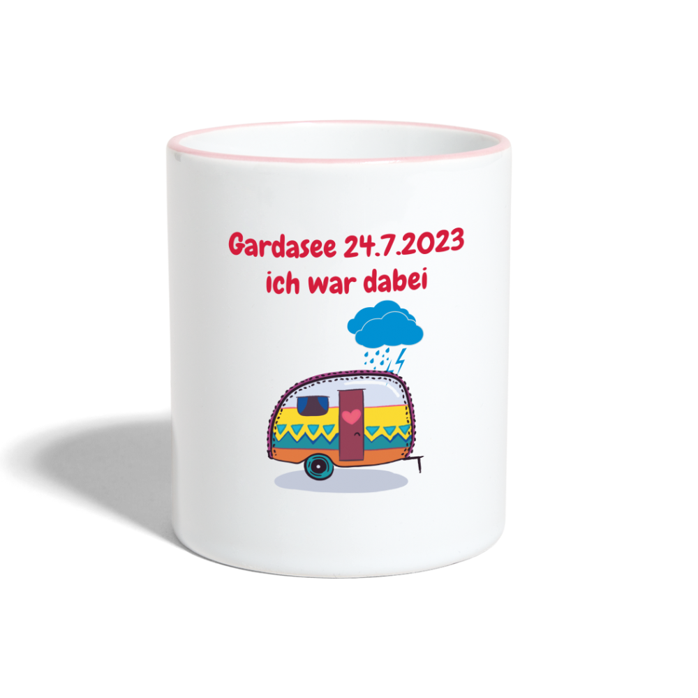 Gardasee 24.7.2023 ich war dabei Wohnwagen - Weiß/Pink