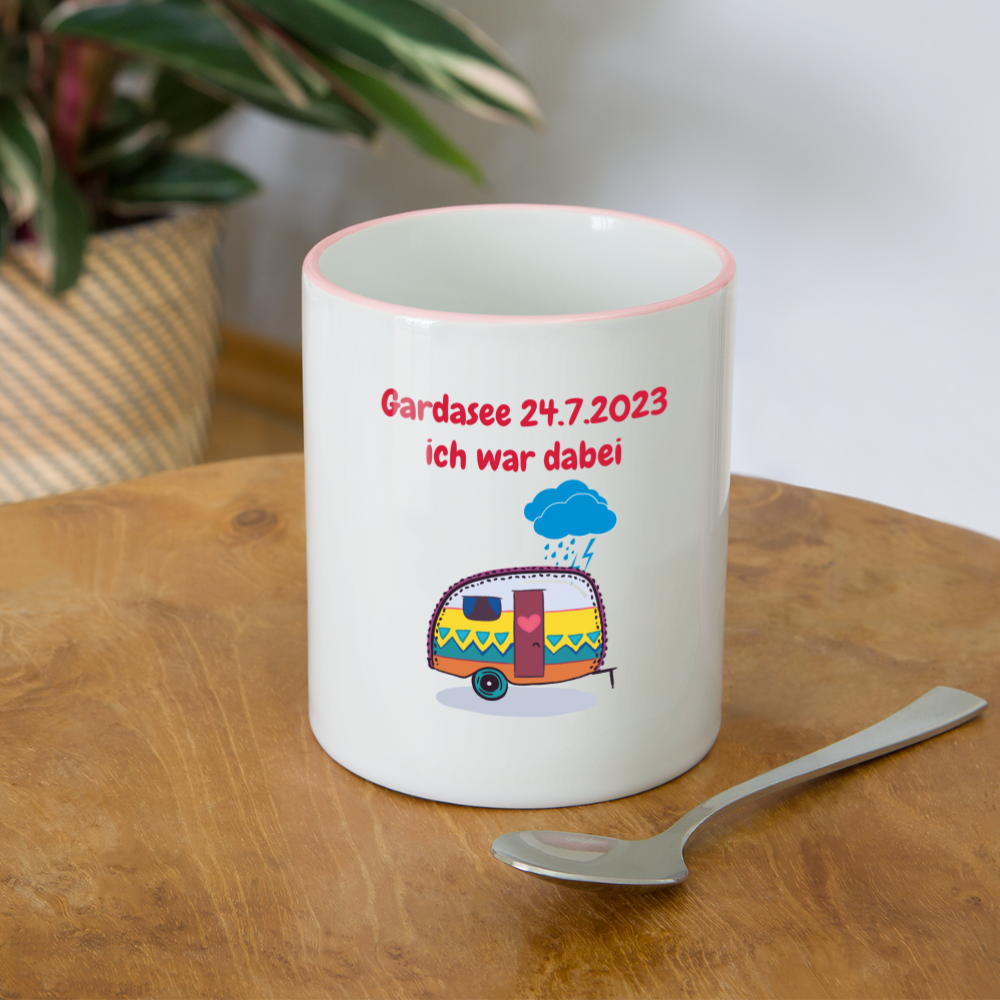 Gardasee 24.7.2023 ich war dabei Wohnwagen - Weiß/Pink
