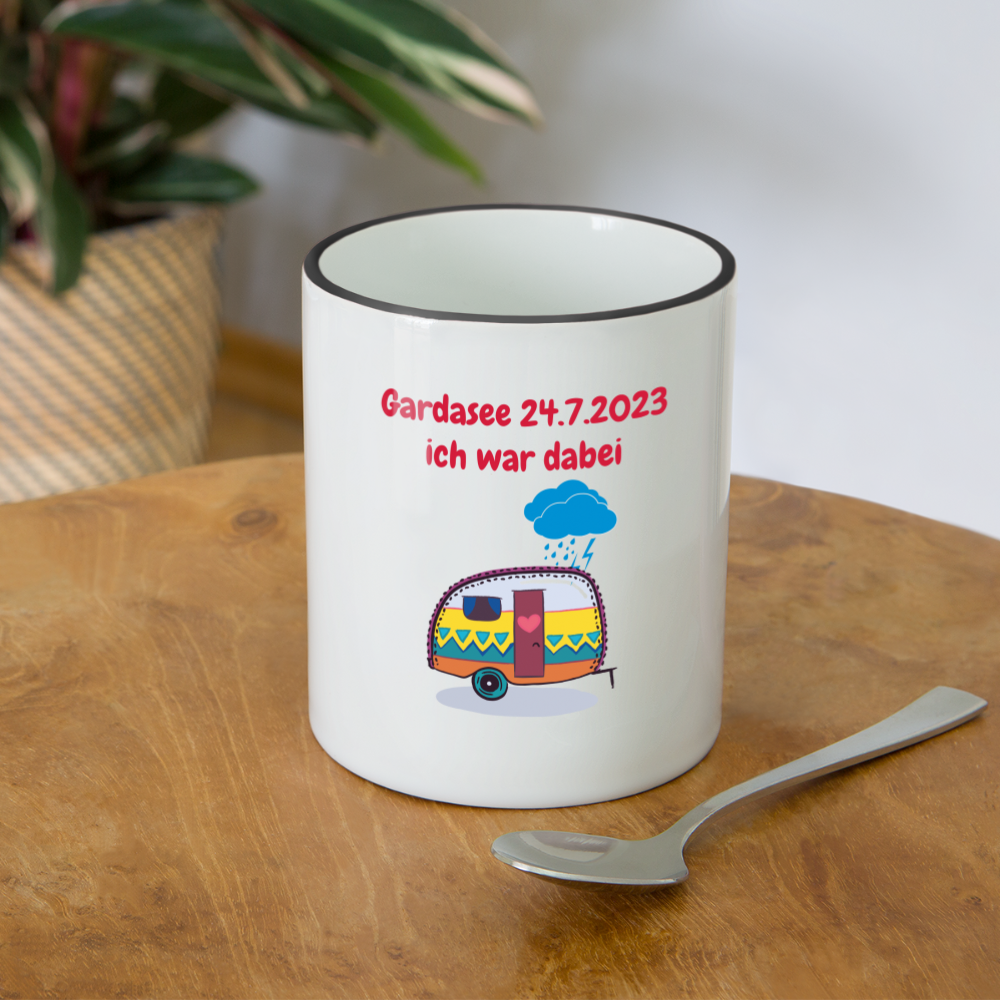 Gardasee 24.7.2023 ich war dabei Wohnwagen - Weiß/Schwarz