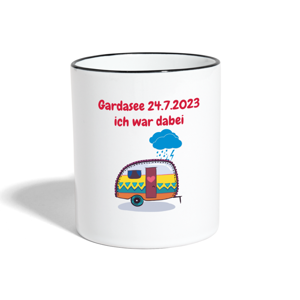 Gardasee 24.7.2023 ich war dabei Wohnwagen - Weiß/Schwarz