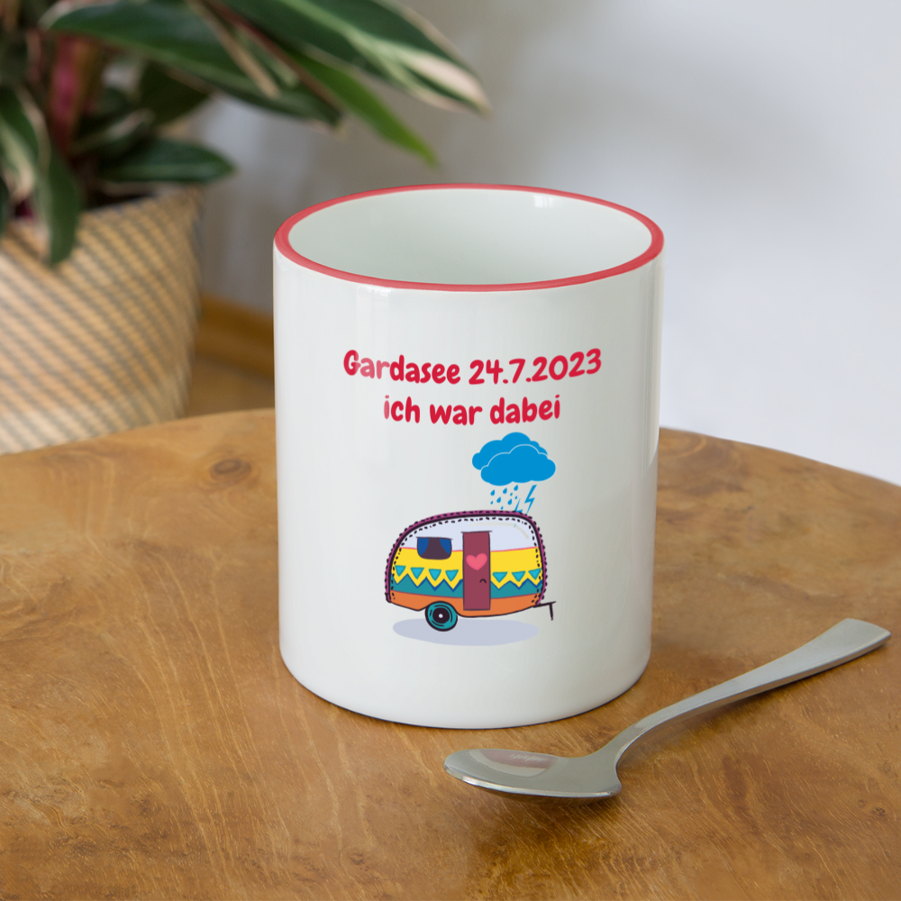 Gardasee 24.7.2023 ich war dabei Wohnwagen - Weiß/Rot