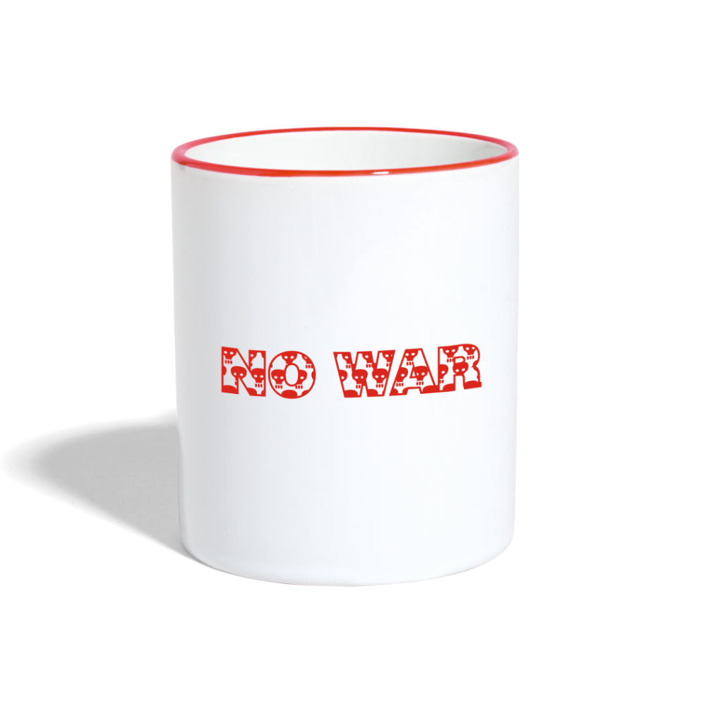 No War - Weiß/Rot