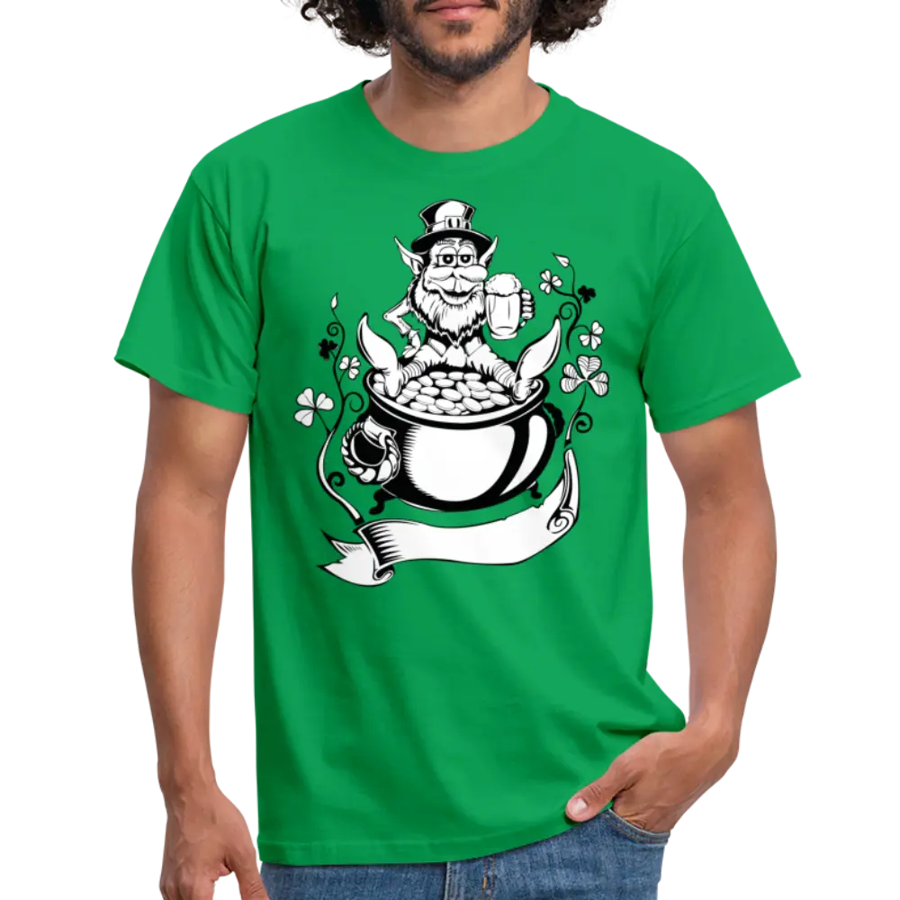 Kobold mit Topf voll Gold - Kelly Green