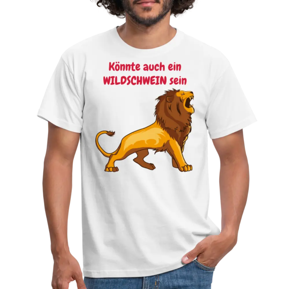 Könnte auch ein WILDSCHWEIN sein - weiß