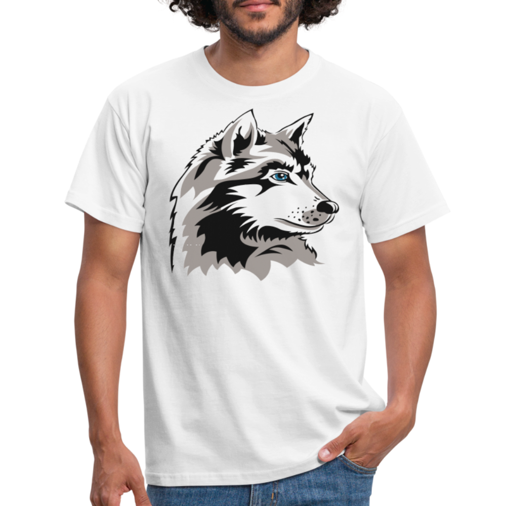 Husky Hund - weiß