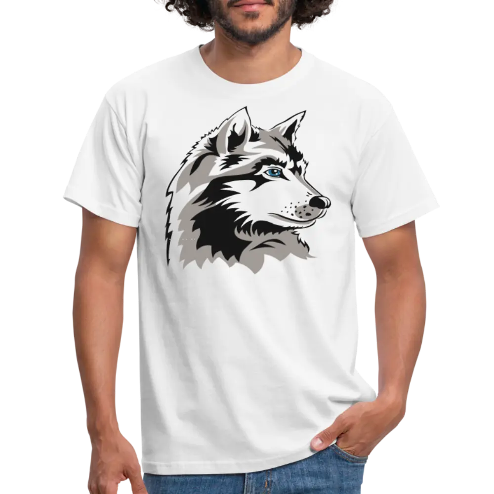 Husky Hund - weiß