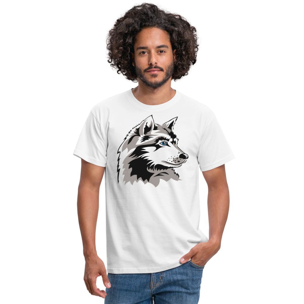 Husky Hund - weiß