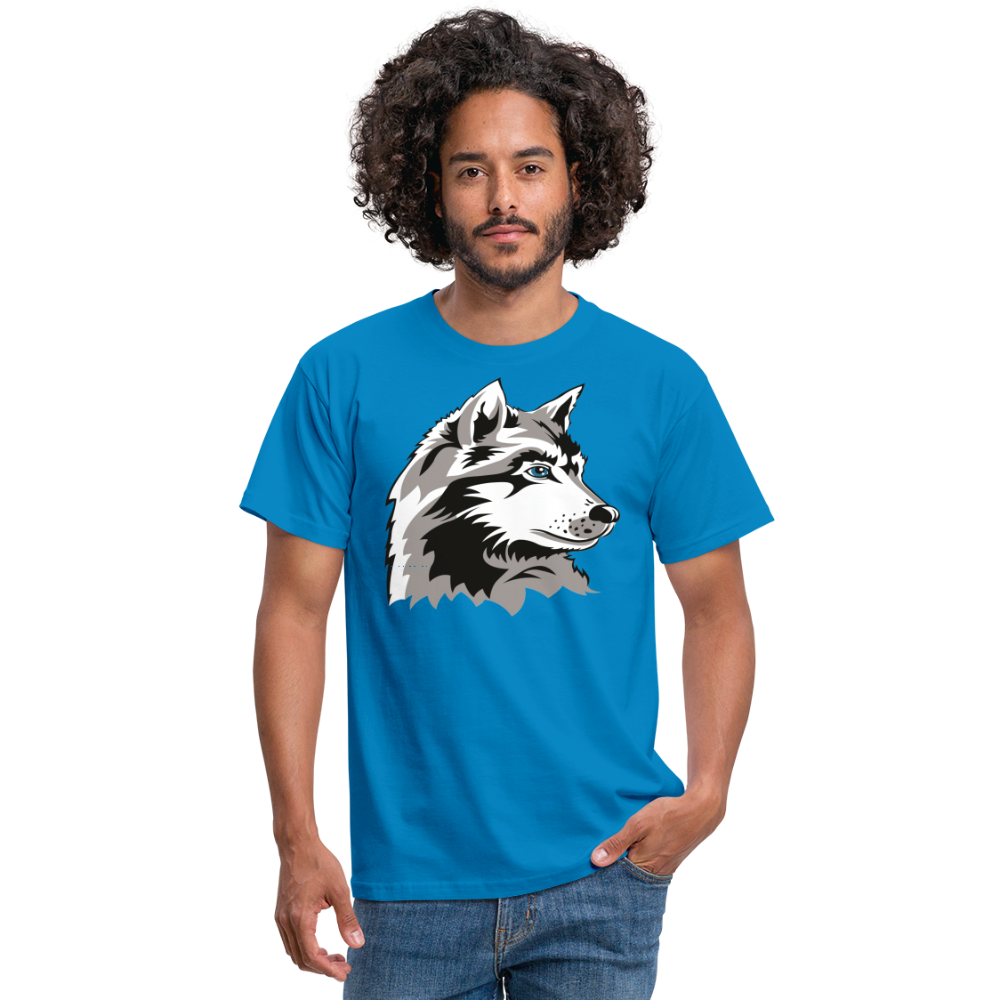 Husky Hund - Royalblau