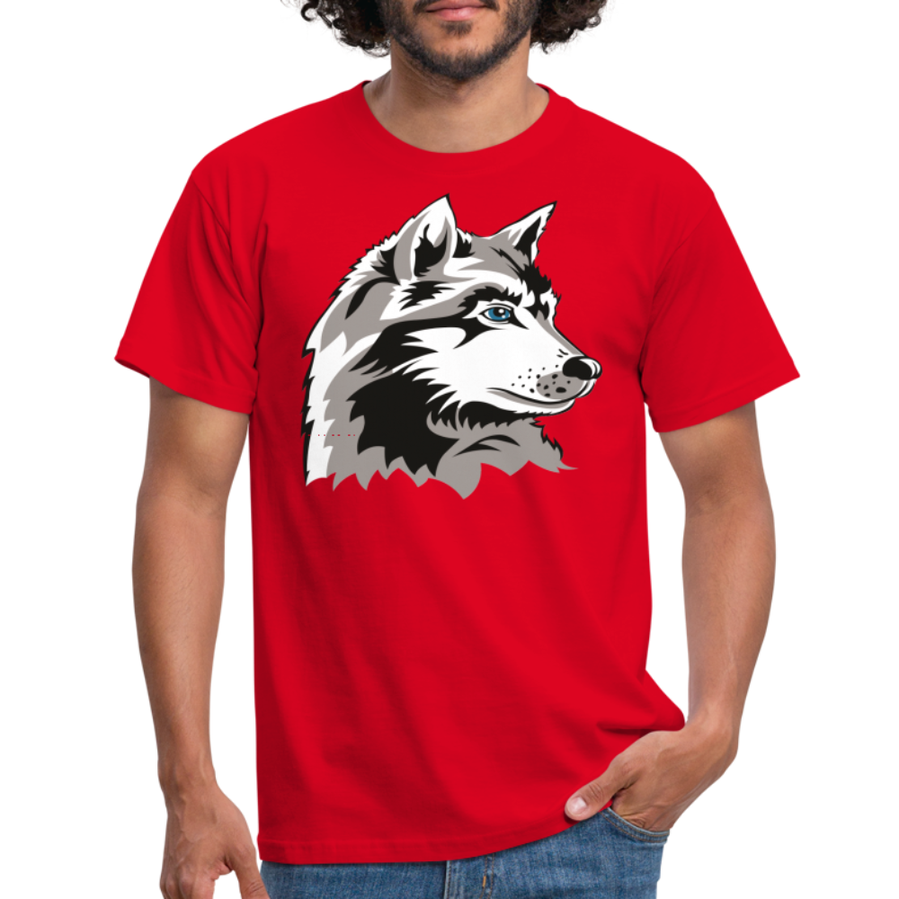 Husky Hund - Rot