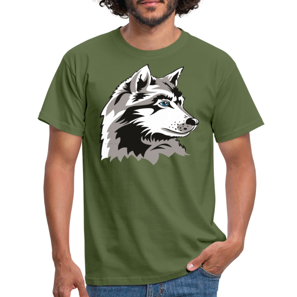 Husky Hund - Militärgrün