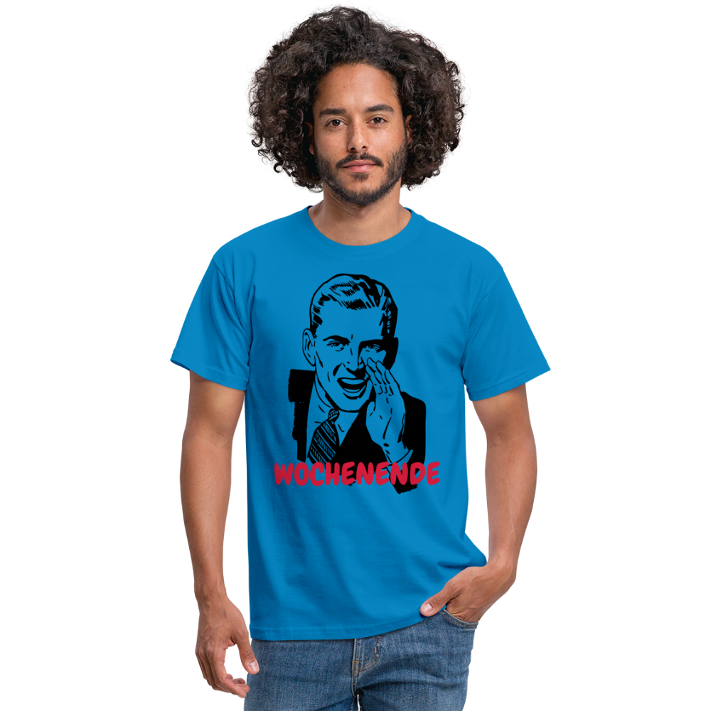 Retro-Mann Wochenende - Royalblau