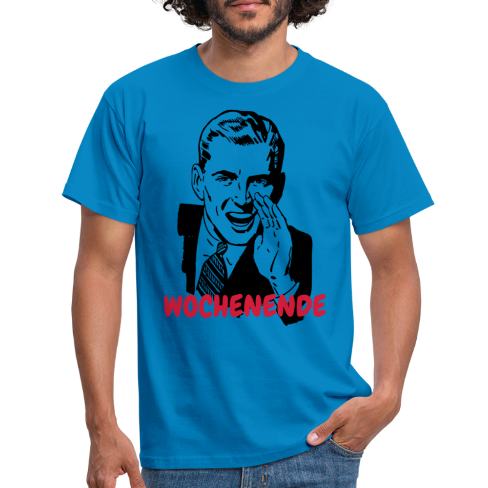 Retro-Mann Wochenende - Royalblau