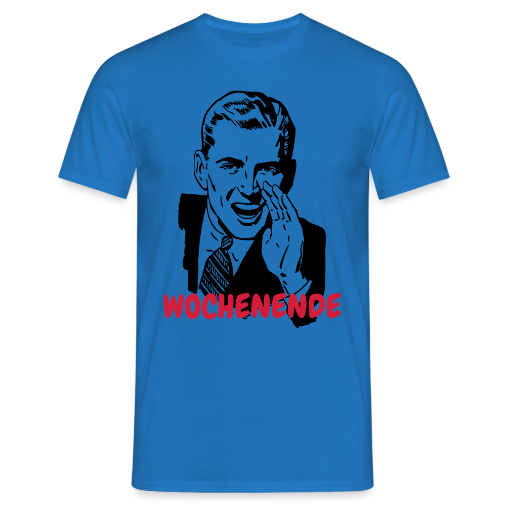 Retro-Mann Wochenende - Royalblau