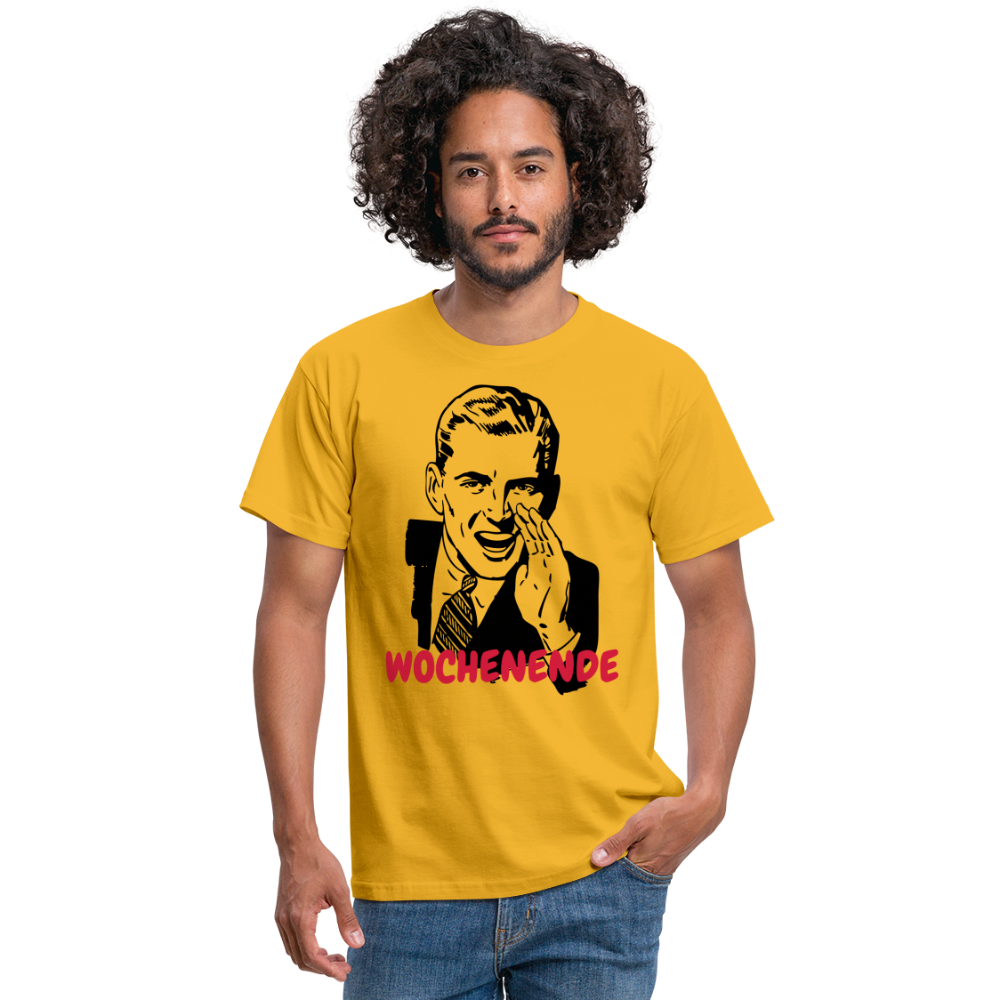 Retro-Mann Wochenende - Gelb