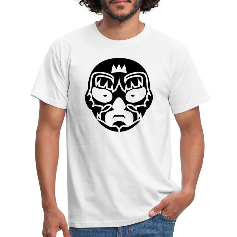 Schwarzes Gesicht - weiß