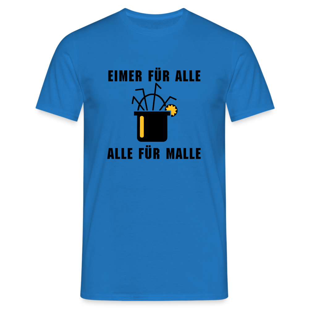 Eimer für alle Alle für Malle - Royalblau