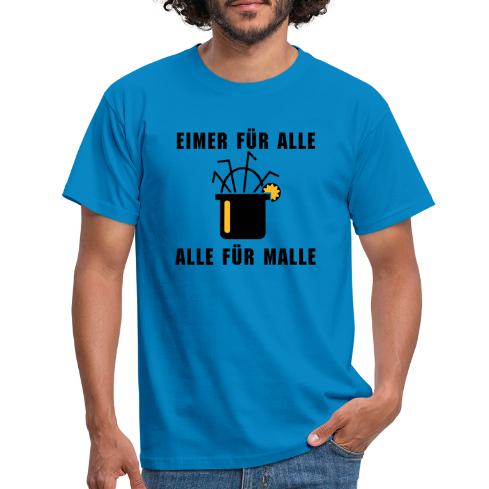 Eimer für alle Alle für Malle - Royalblau
