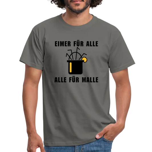 Eimer für alle Alle für Malle - Graphit