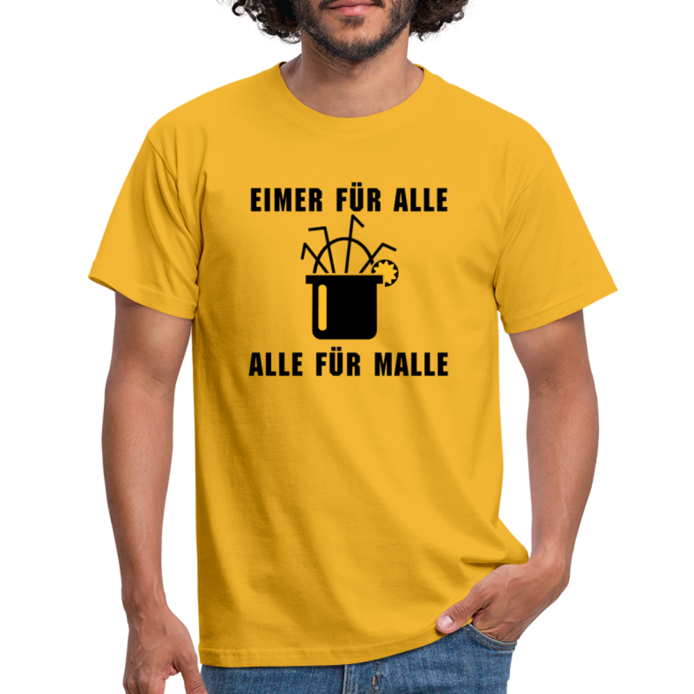 Eimer für alle Alle für Malle - Gelb