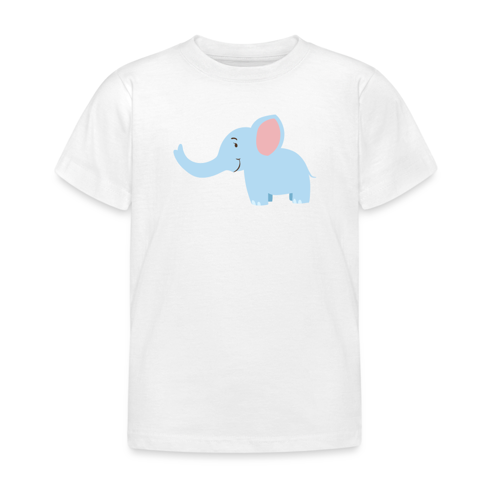 Kinder T-Shirt Baby Elefant - weiß