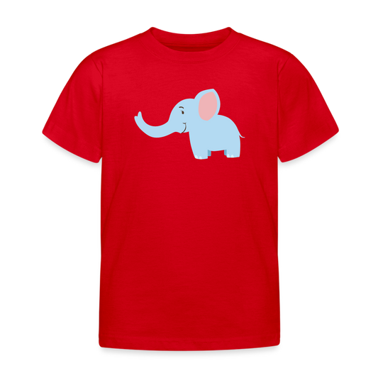 Kinder T-Shirt Baby Elefant - Rot