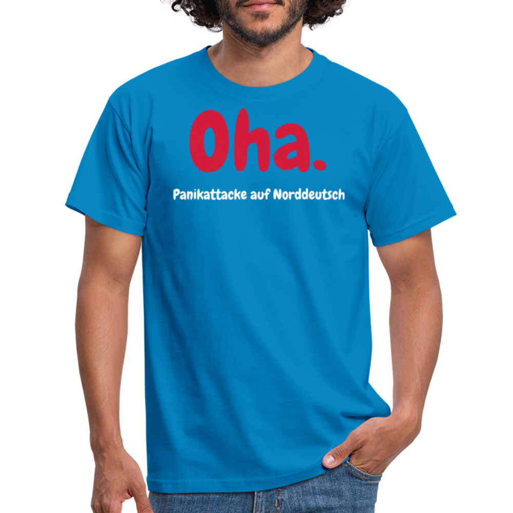 Oha. Panikattacke auf Norddeutsch - Royalblau