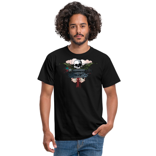 Schädel Banderole - Schwarz