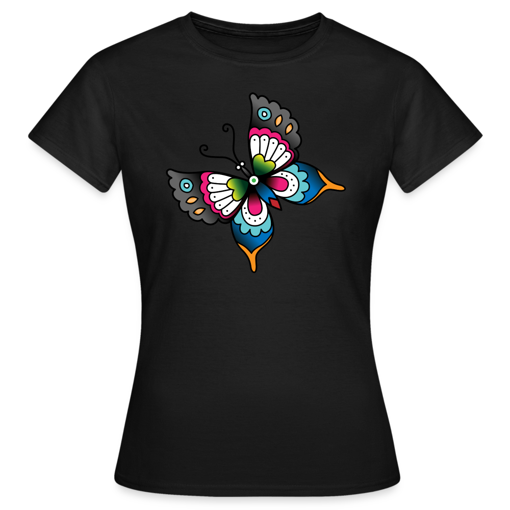 Schmetterling Tattoo - Schwarz