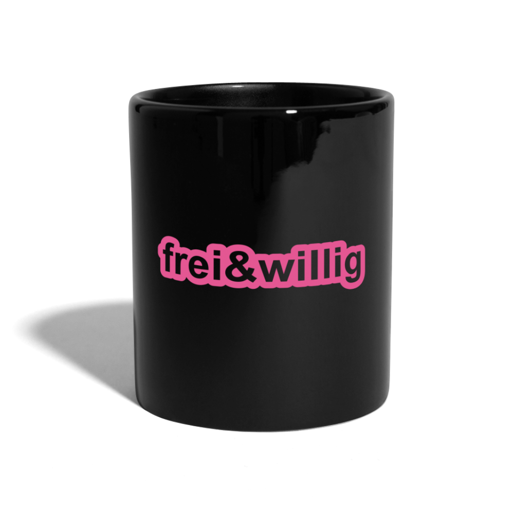 Kaffeebecher Frei & Willig. - Schwarz