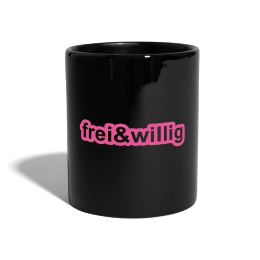 Kaffeebecher Frei & Willig. - Schwarz