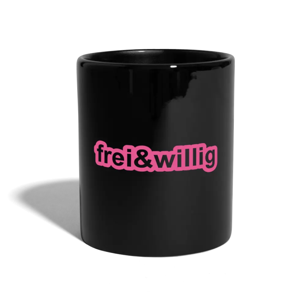 Kaffeebecher Frei & Willig. - Schwarz