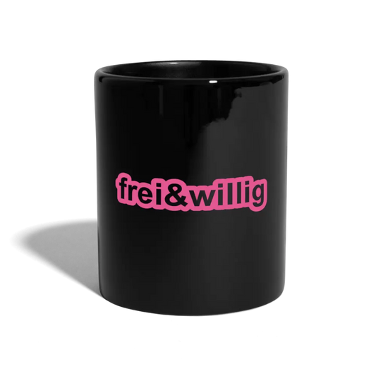 Kaffeebecher Frei & Willig. - Schwarz