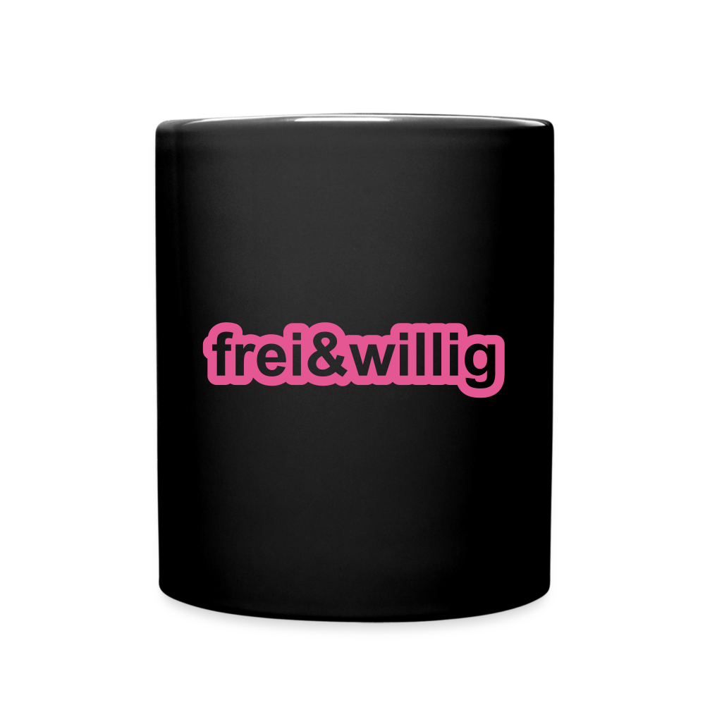 Kaffeebecher Frei & Willig. - Schwarz