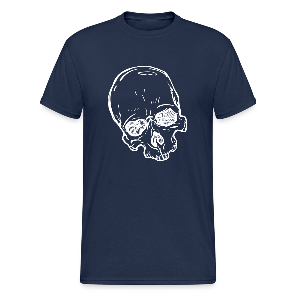 Skull white - Navy