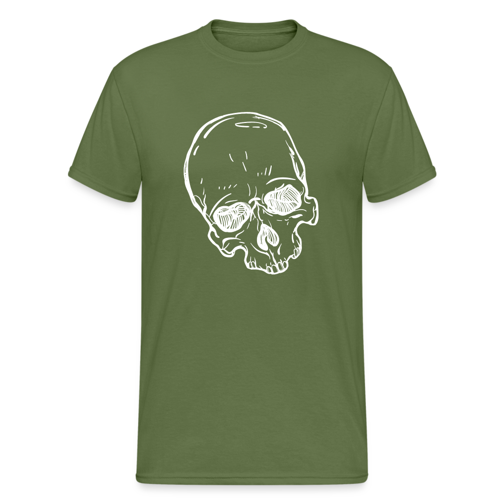 Skull white - Militärgrün