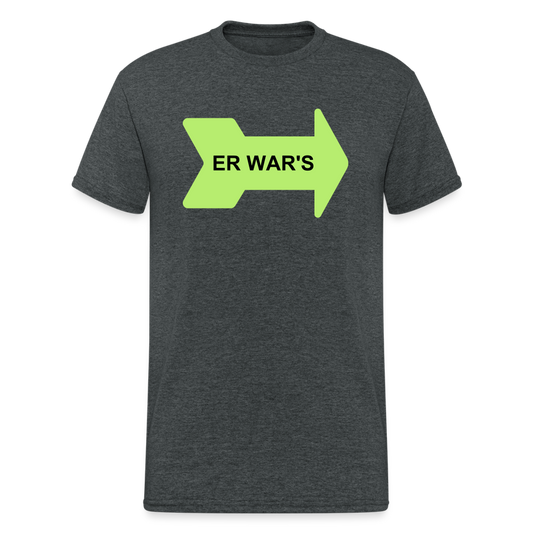 ER WAR'S - Dunkelgrau meliert