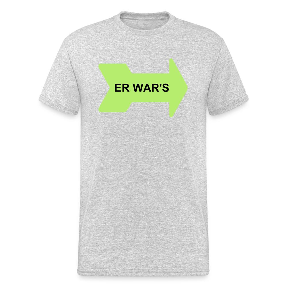 ER WAR'S - Grau meliert
