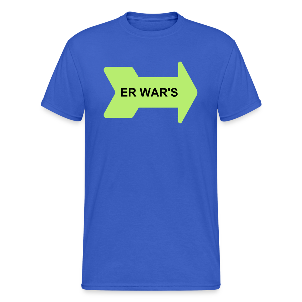 ER WAR'S - Königsblau