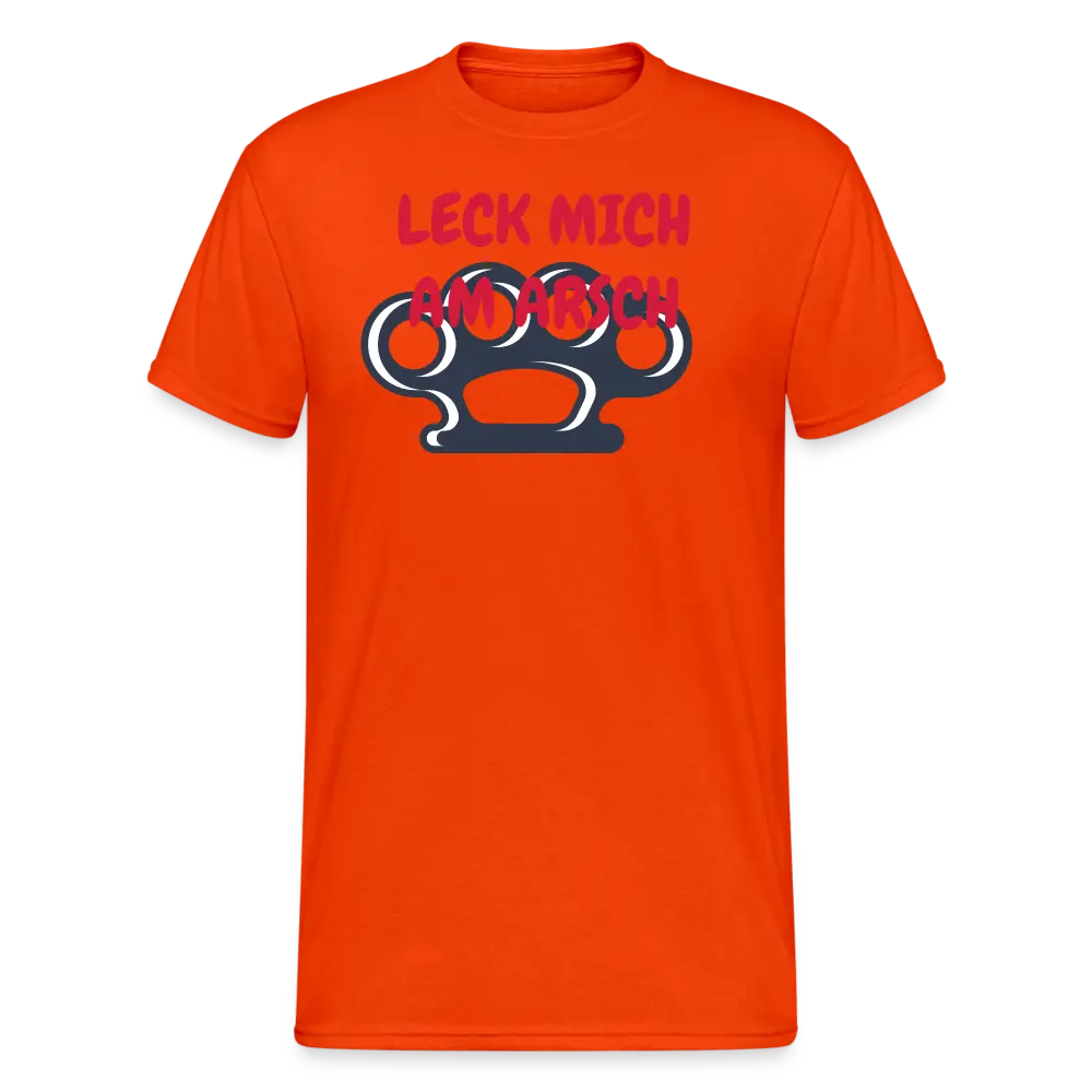 LECK MICH AM ARSCH - kräftig Orange