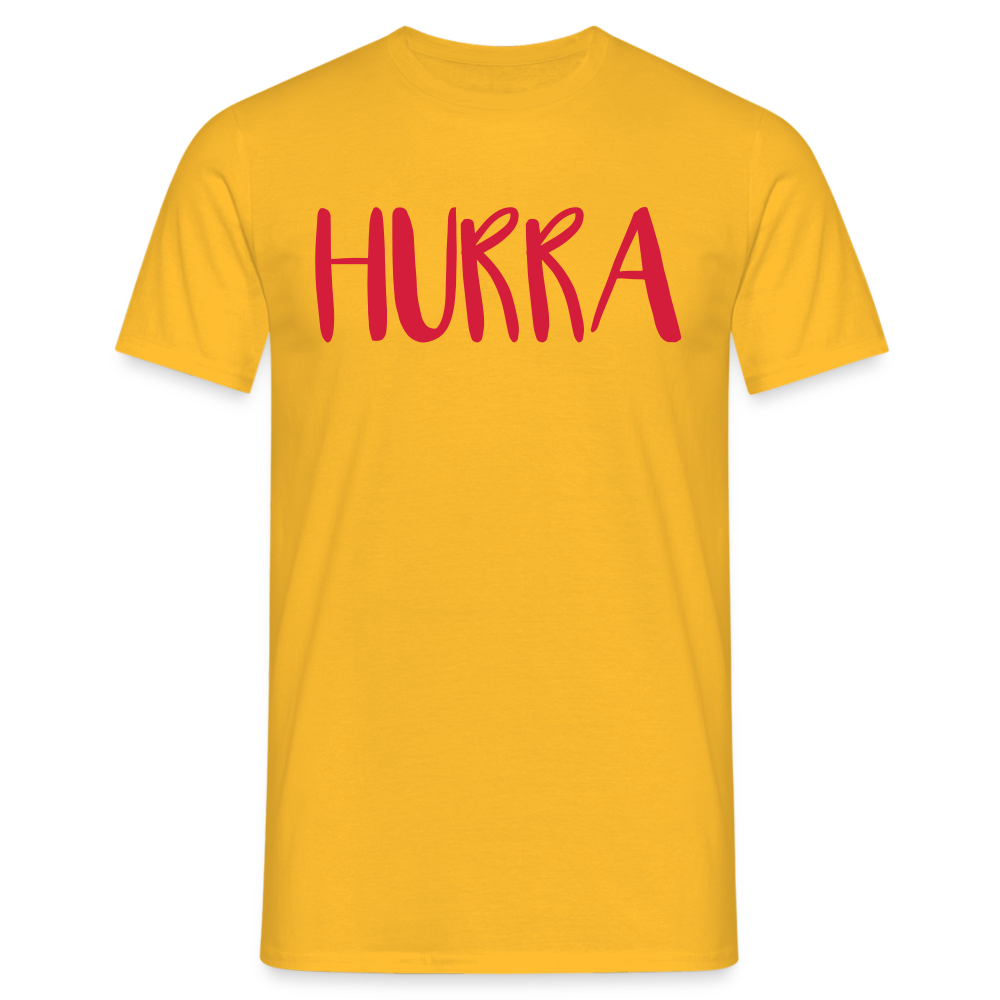 Tshirt HURRA - Gelb