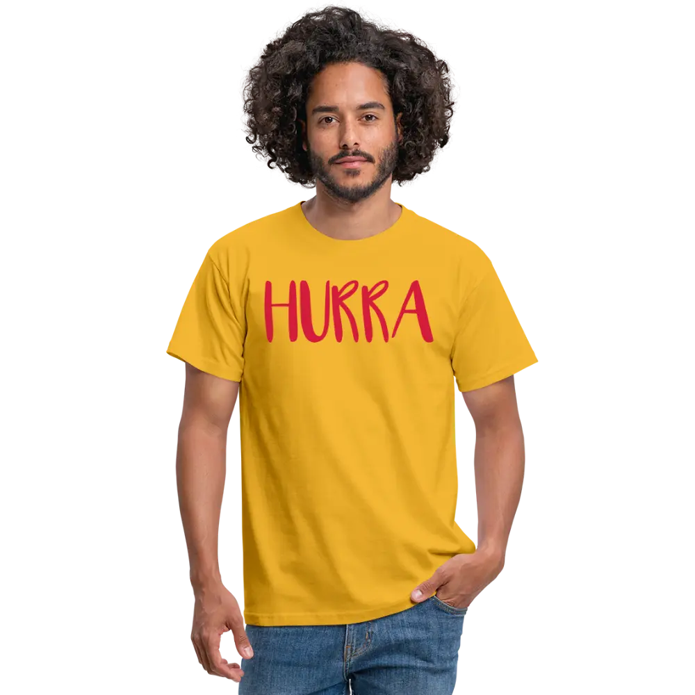 Tshirt HURRA - Gelb
