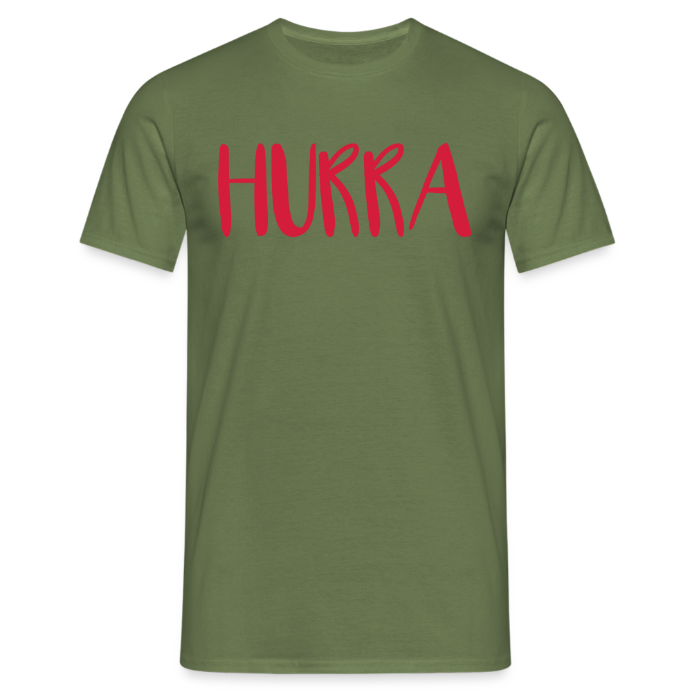Tshirt HURRA - Militärgrün