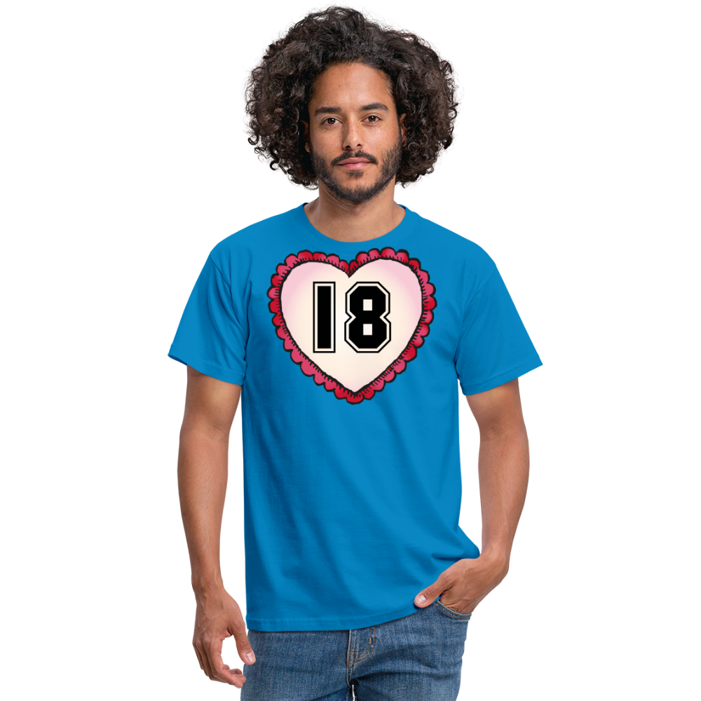 Tshirt 18 Geburtstag - Royalblau