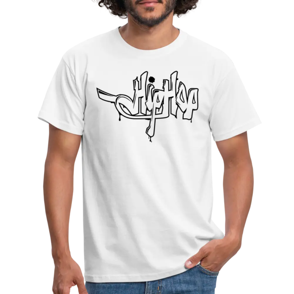 Tshirt Hip-Hop-Graffiti - weiß