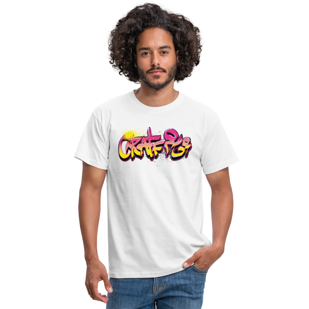 Tshirt Graffiti - weiß