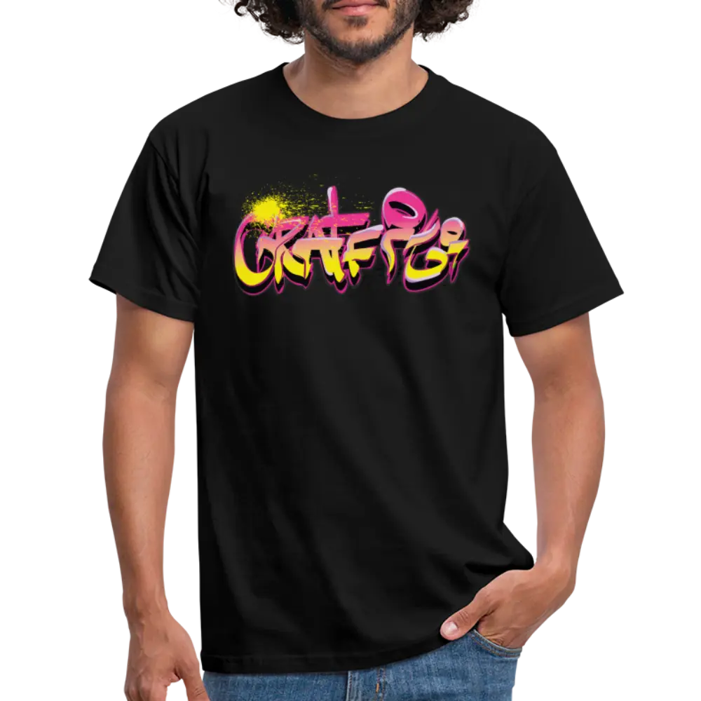 Tshirt Graffiti - Schwarz
