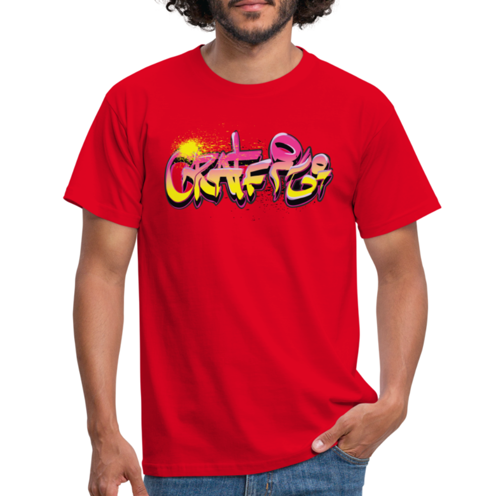 Tshirt Graffiti - Rot