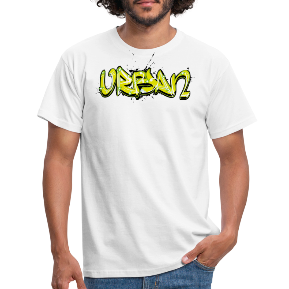 Tshirt Graffiti Urban - weiß