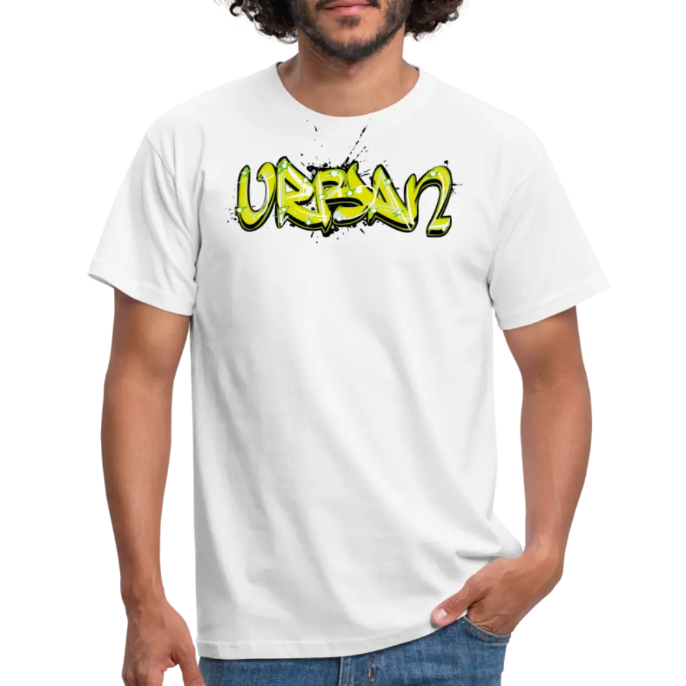 Tshirt Graffiti Urban - weiß